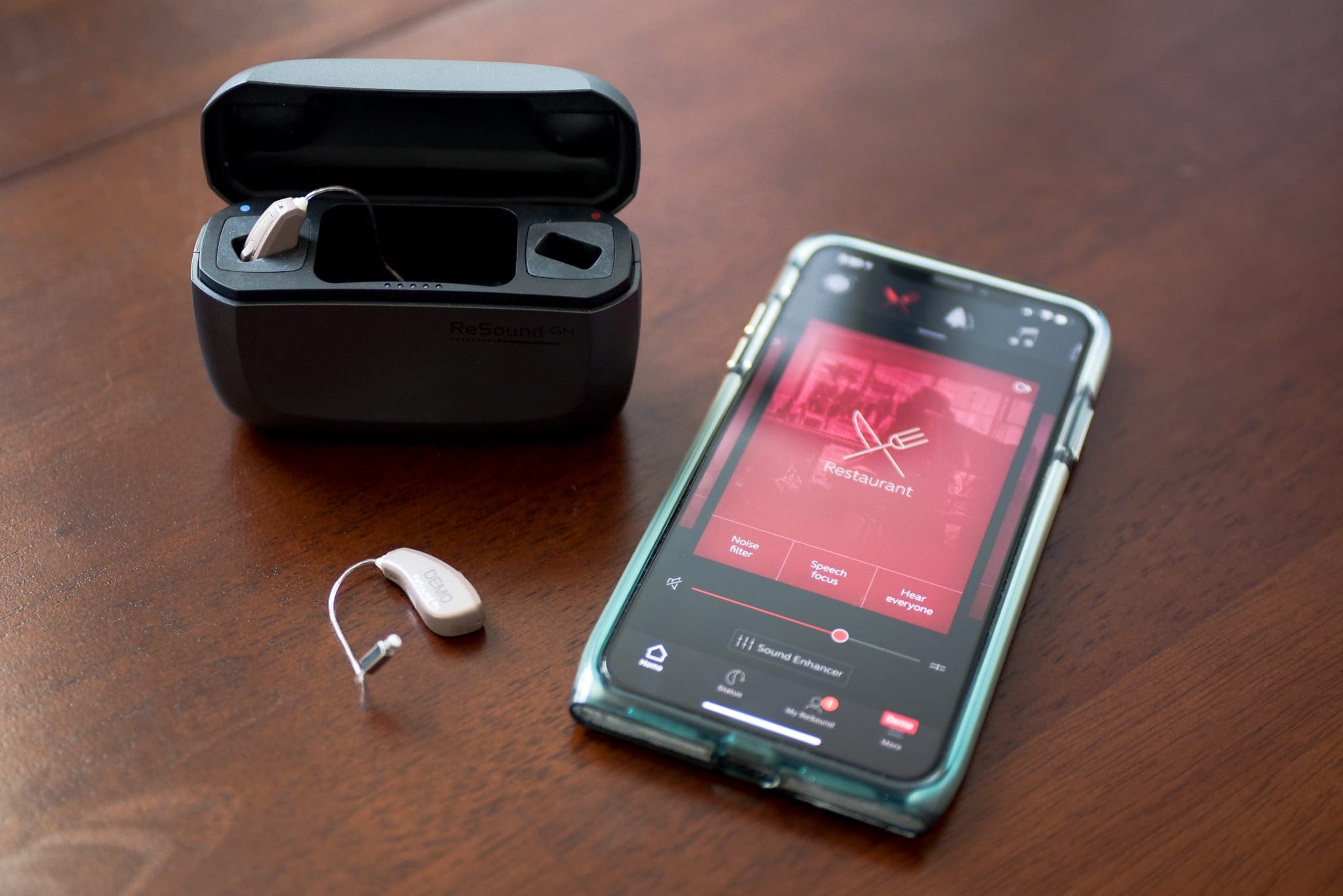 resound hearing aid and smartphone