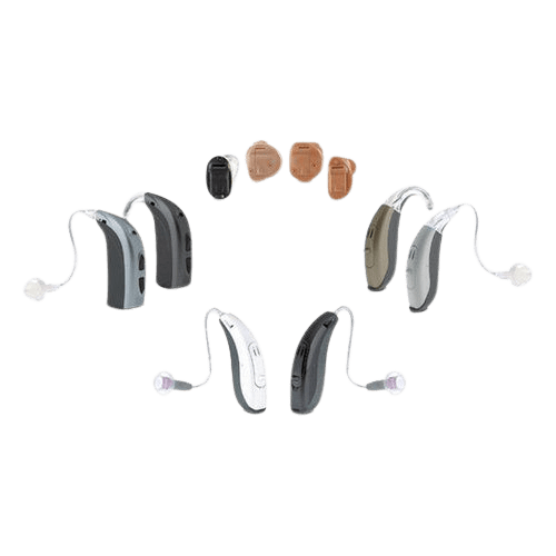 Different styles of Persona Medical hearing aids